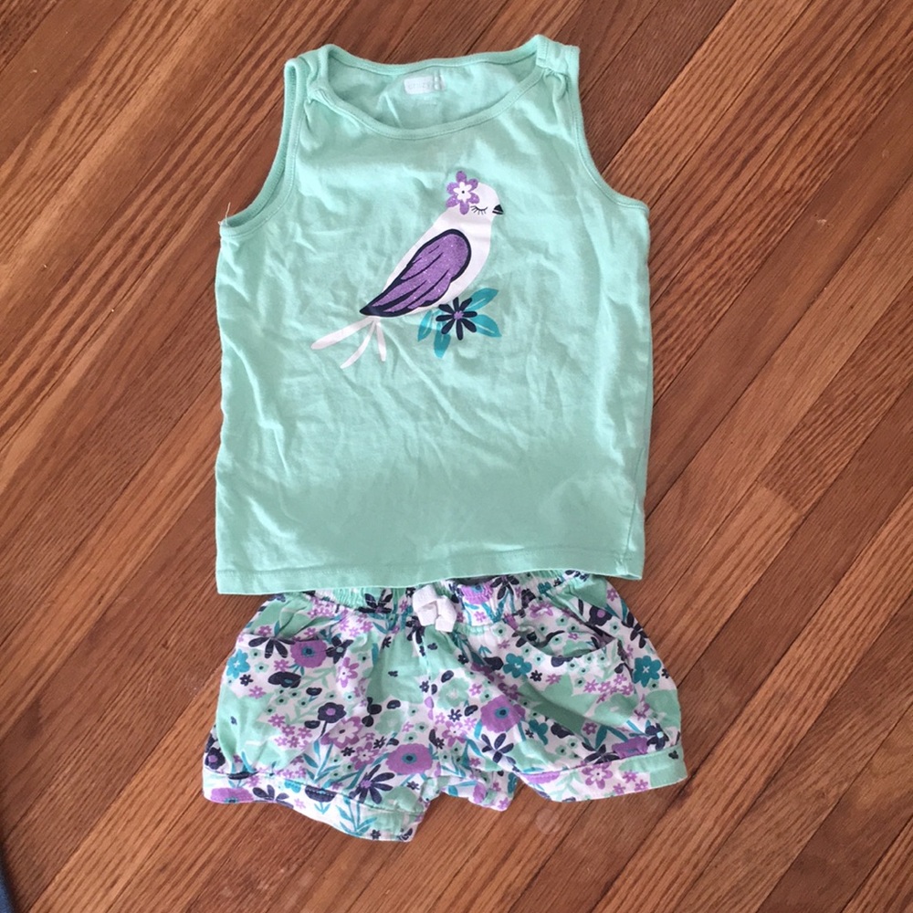 Summer tank top and shorts